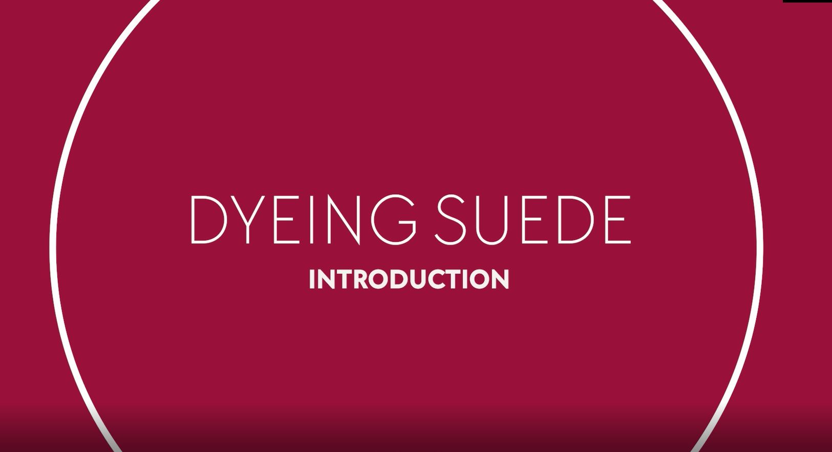 Dyeing suede